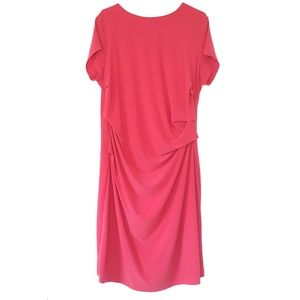 Cato Coral Ruched Dress, 18W